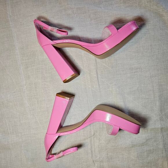 Steve Madden Hot Pink Veronika Platform Sandal sz 9.5 - Picture 7 of 10